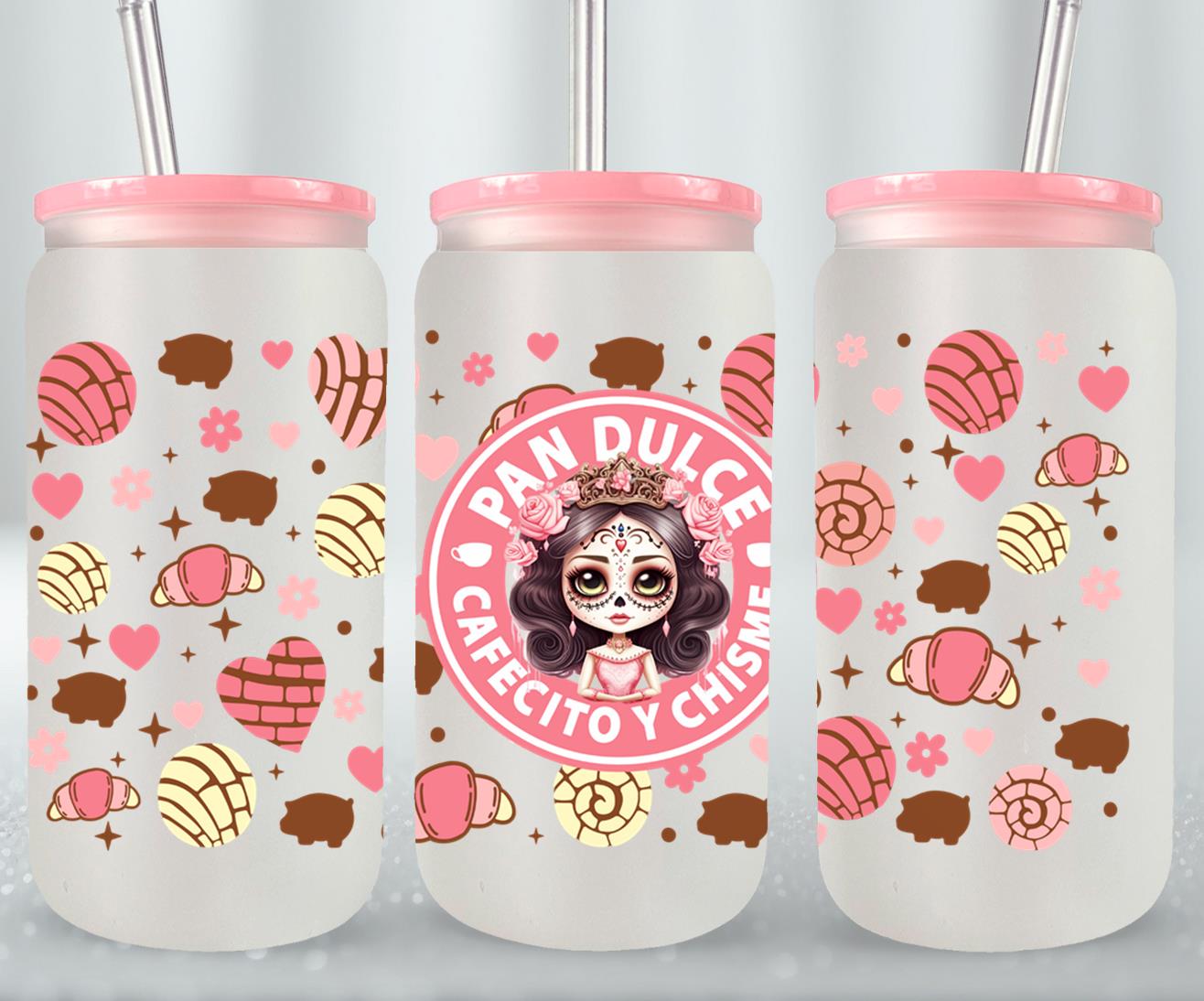 Cafecito y Chisme Dia de Muertos-10046 - glass can