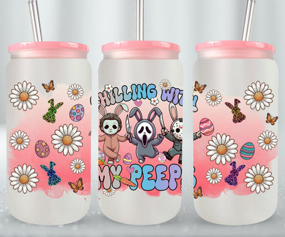 Easter Horror Killer-10330 - glass can