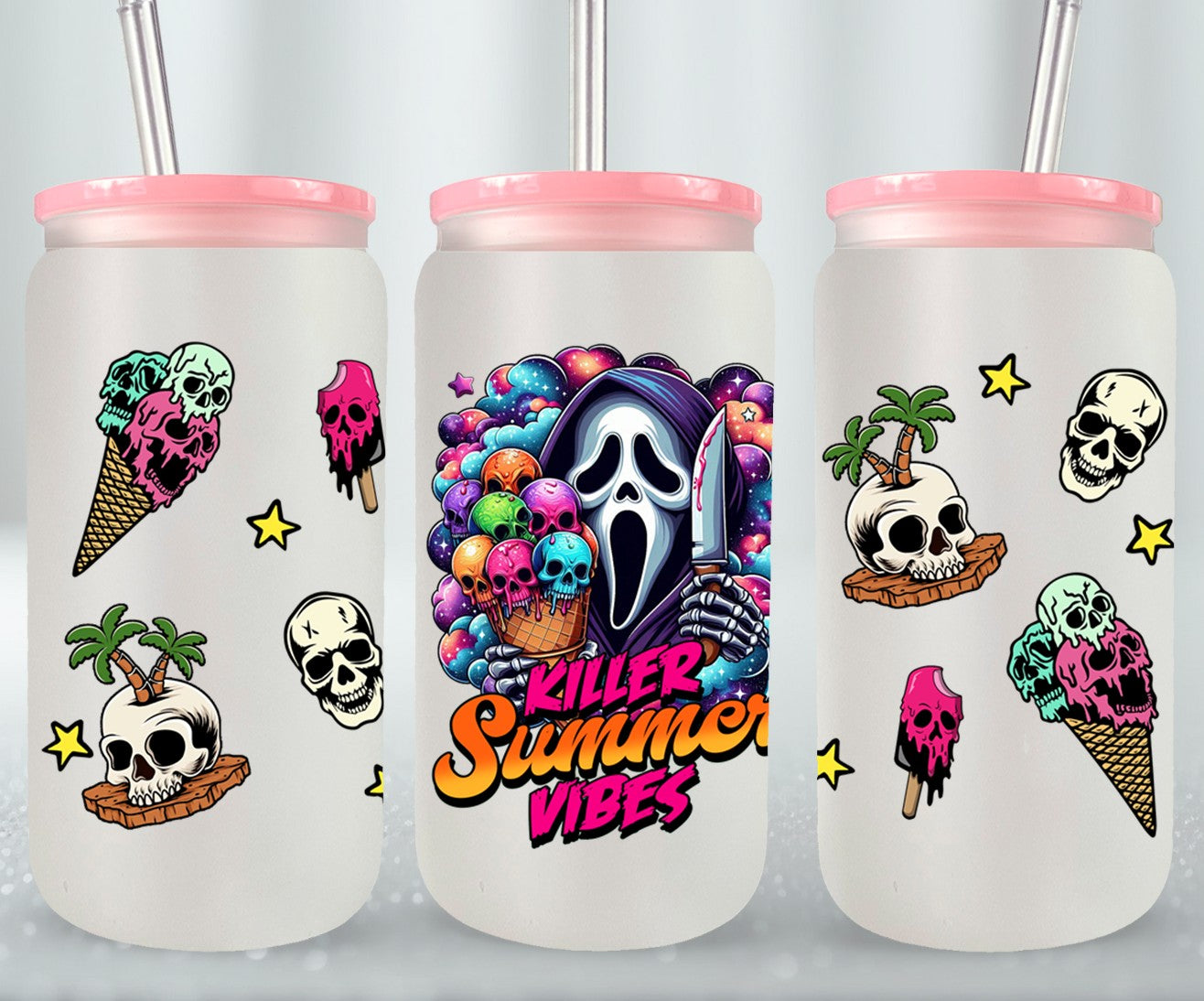 Summer Killer Vibes - glass can