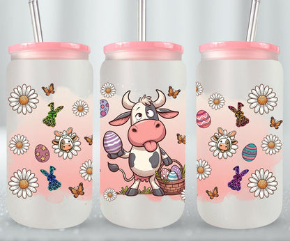 Cow Easter Day-10294 - glass can
