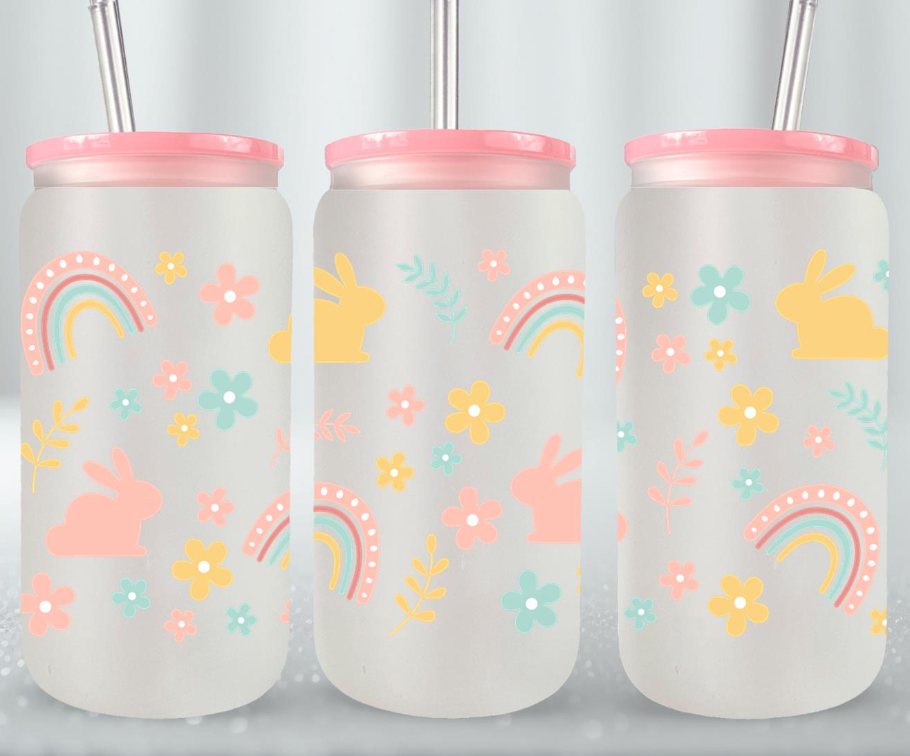 Pastel Easter-10445 - glass can