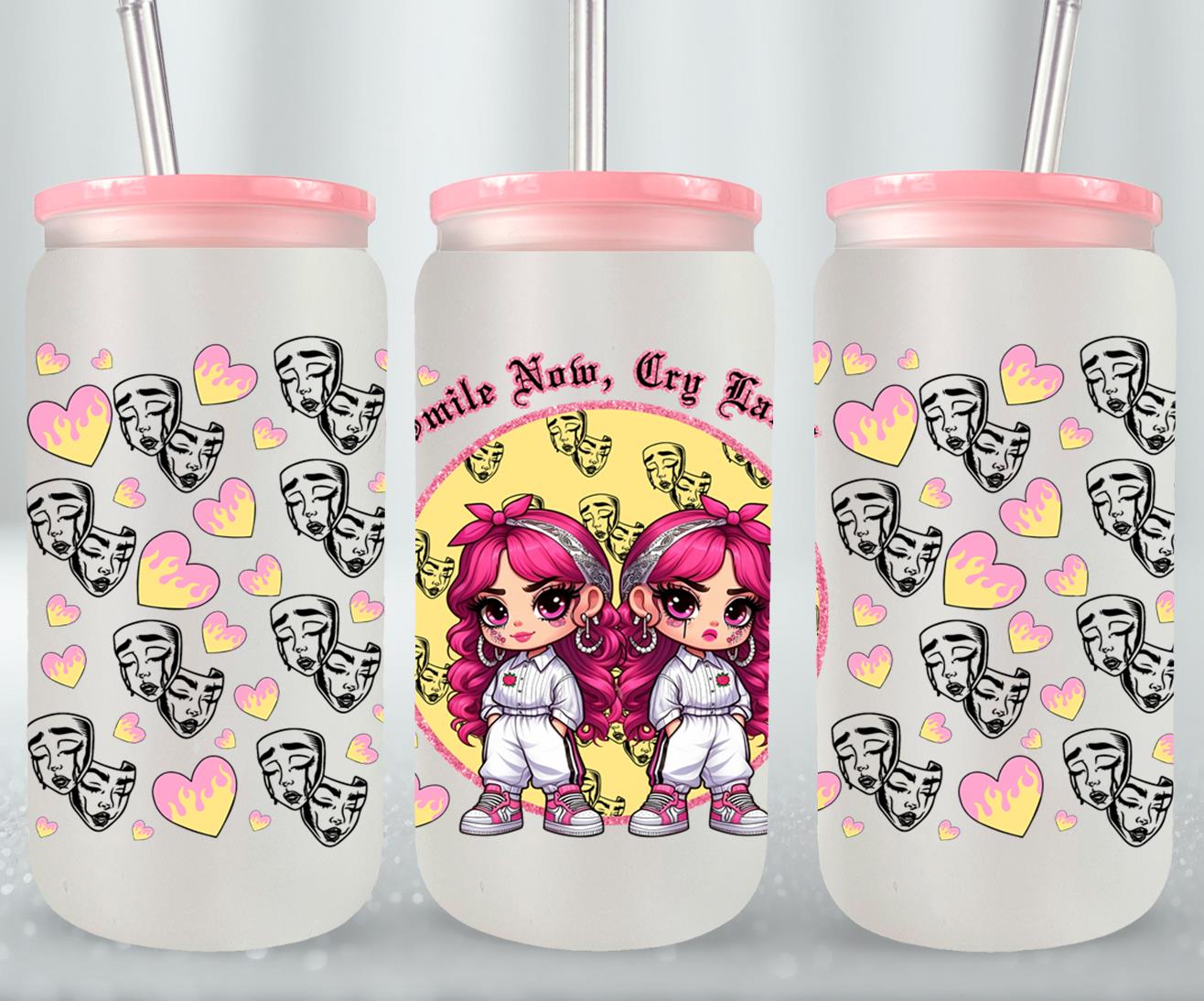 Smile Now Cry Later-10179 - glass can