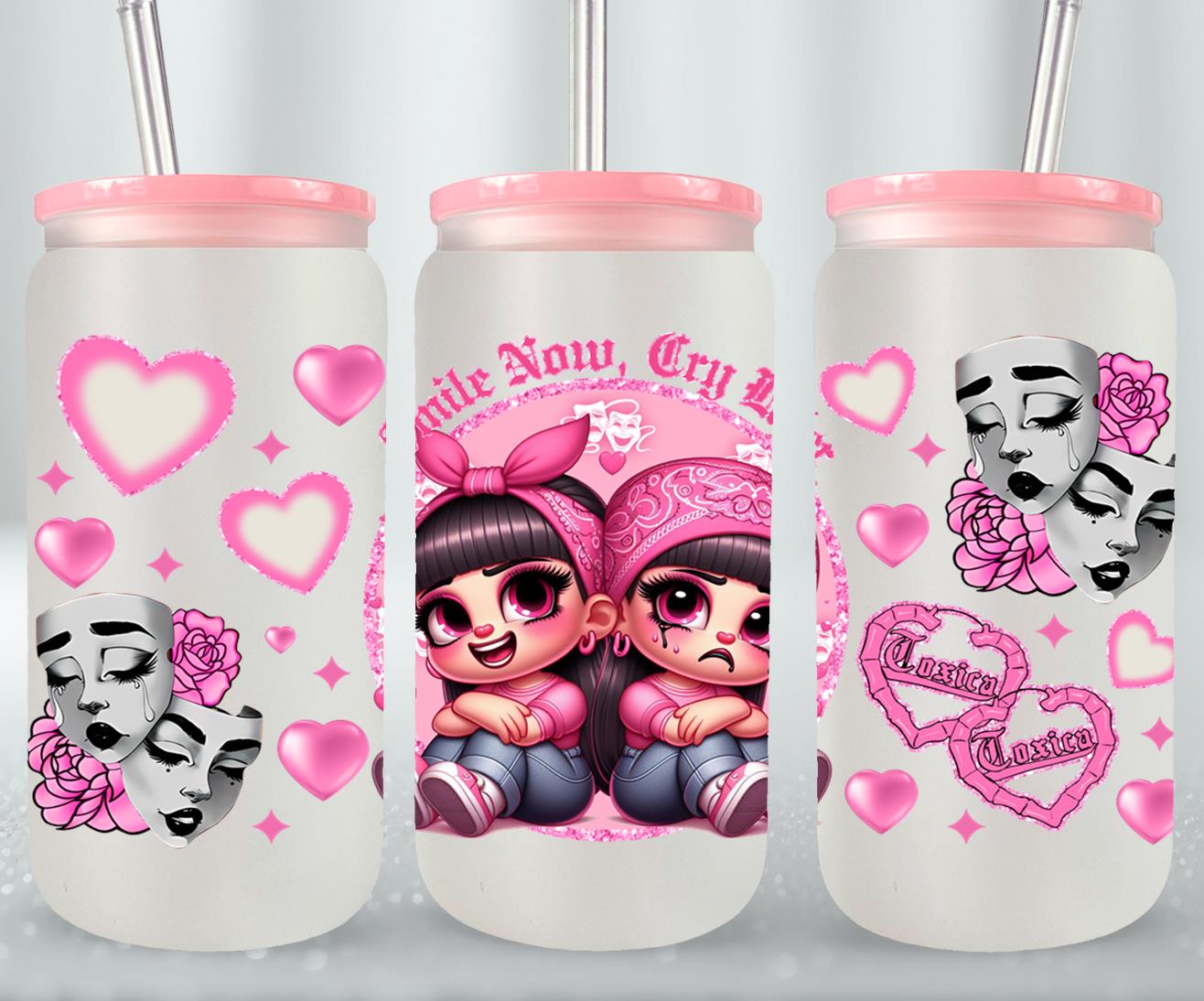Smile Now Cry Later-10176 - glass can