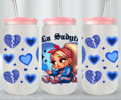 Las Sad Girl-10142 - glass can