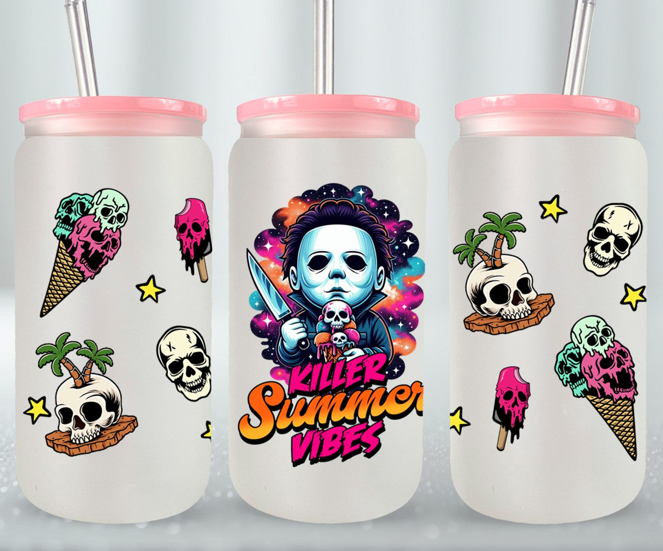 Summer Killer Vibes - glass can