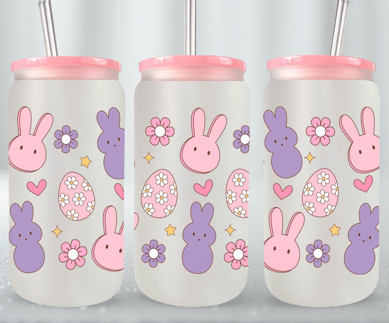 Cute Peeps-10455 - glass can