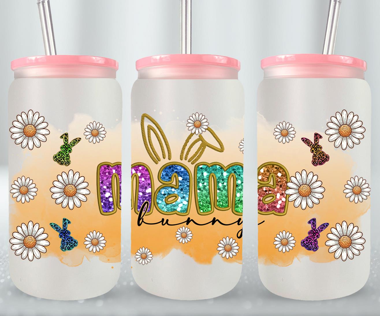 Mama Bunny-10432 - glass can