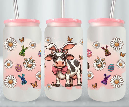 Cow Easter Day-10306 - glass can