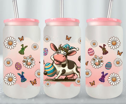 Cow Easter Day-10310 - glass can