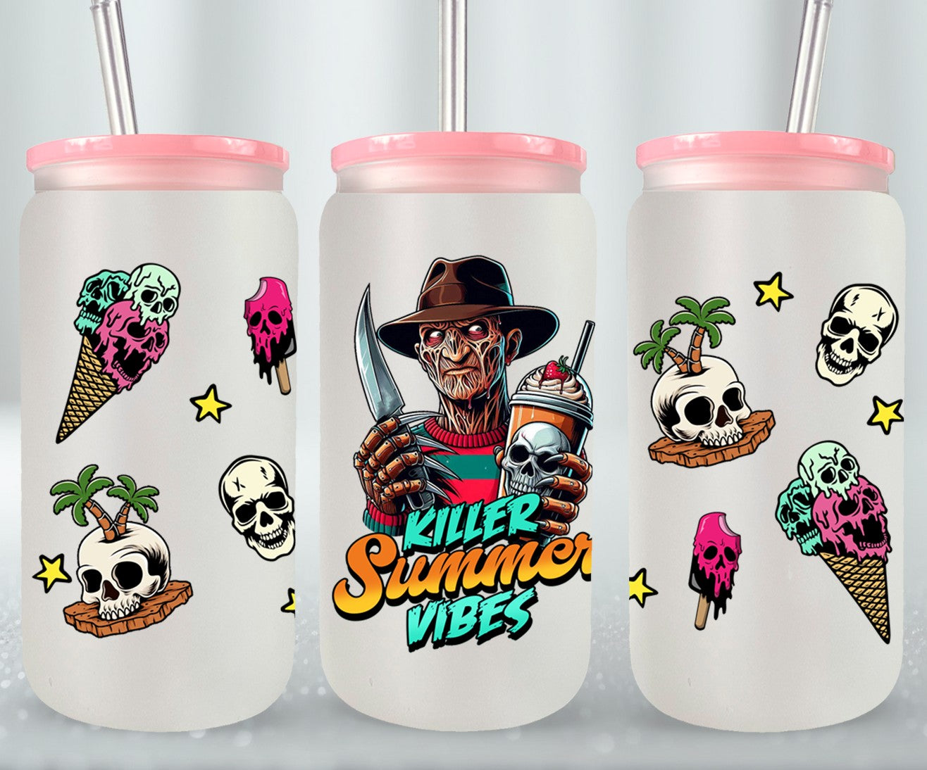 Killer Summer Vibes-10700 - glass can