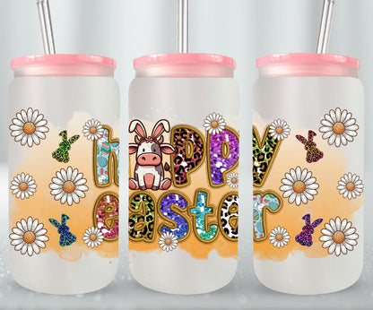 Cow Easter Day-10287 - glass can