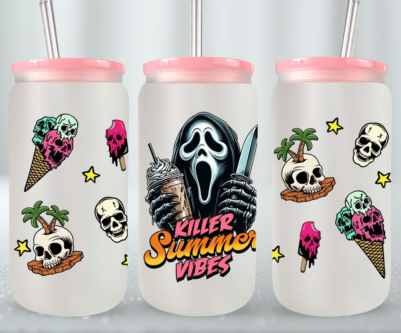 Killer Summer Vibes-10705 - glass can