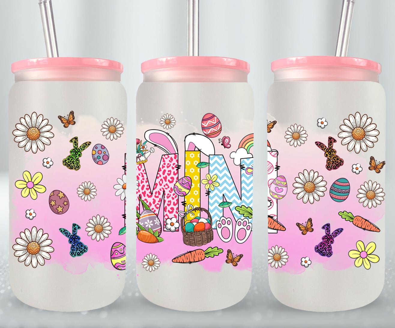 Mini Easter Day-10438 - glass can