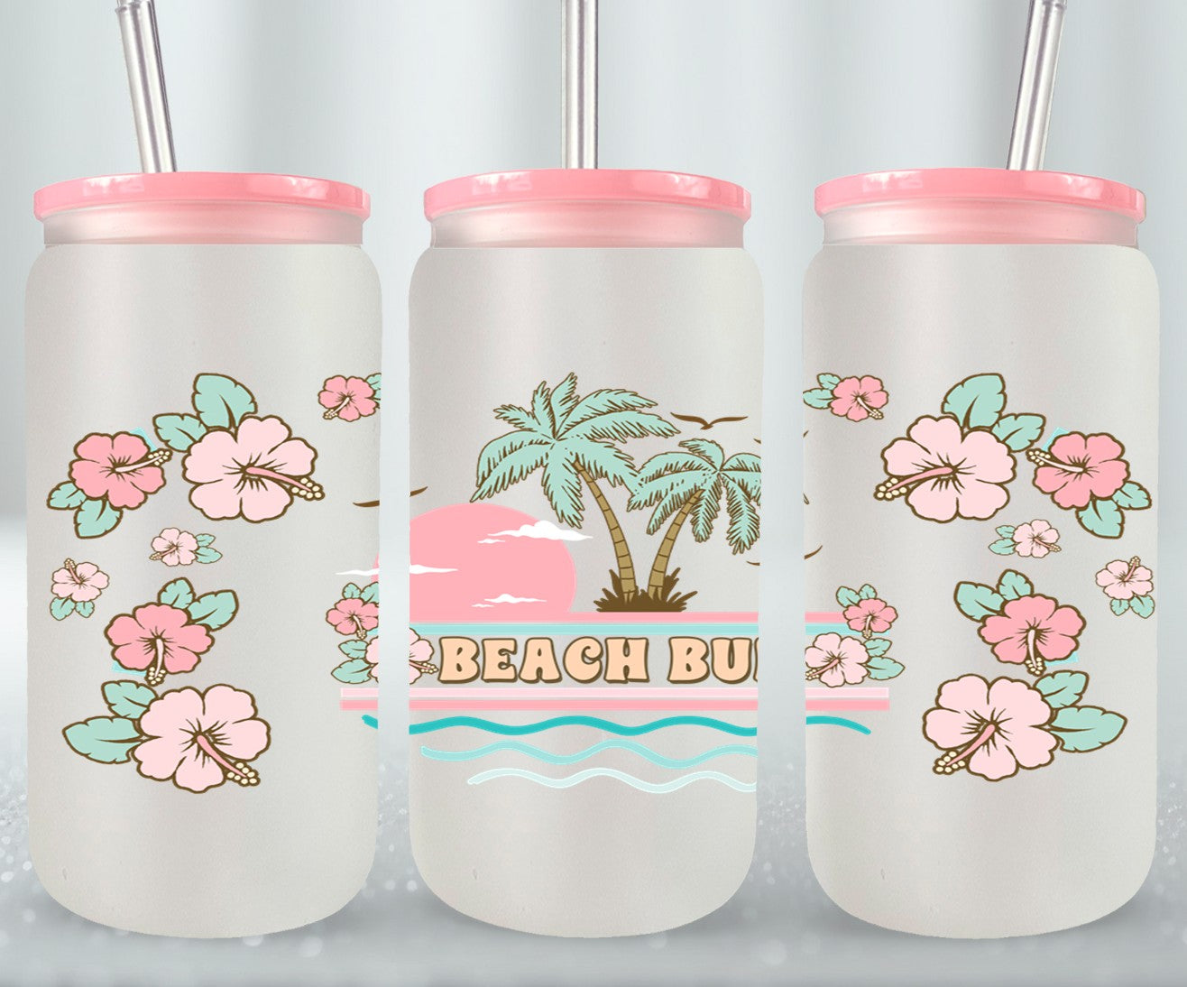 Beach Bum-10678 - glass can