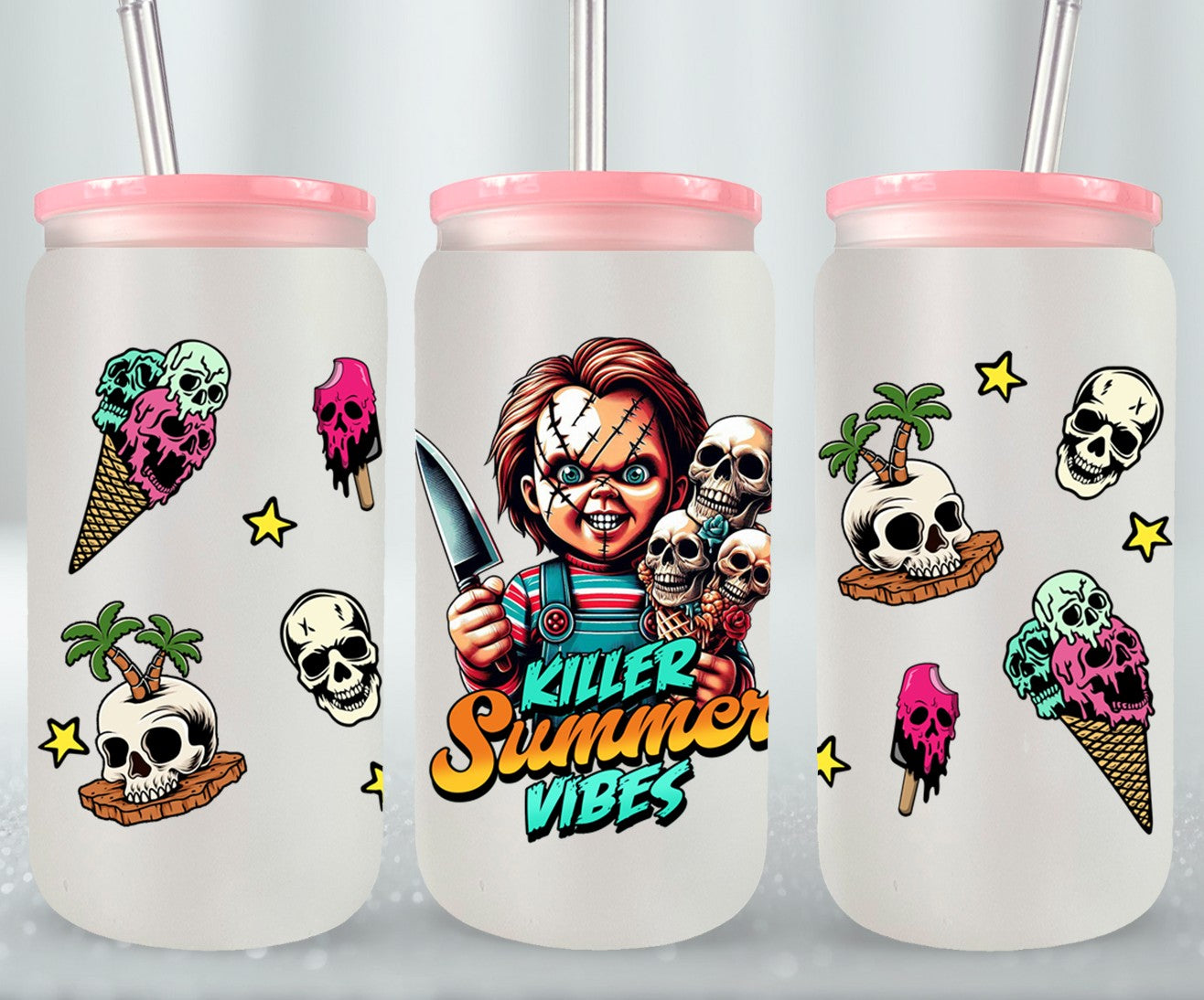 Killer Summer Vibes-10698 - glass can