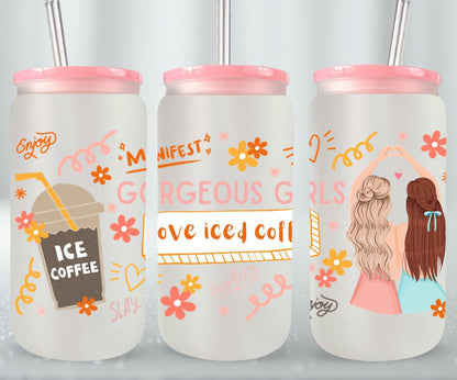 Gorgeous Girls - glass can