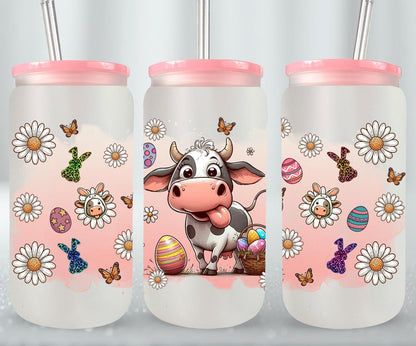 Cow Easter Day-10295 - glass can