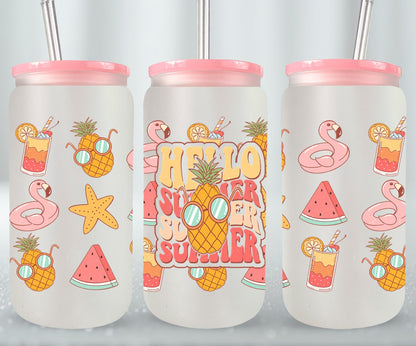 Hello Summer 2-10640 - glass can