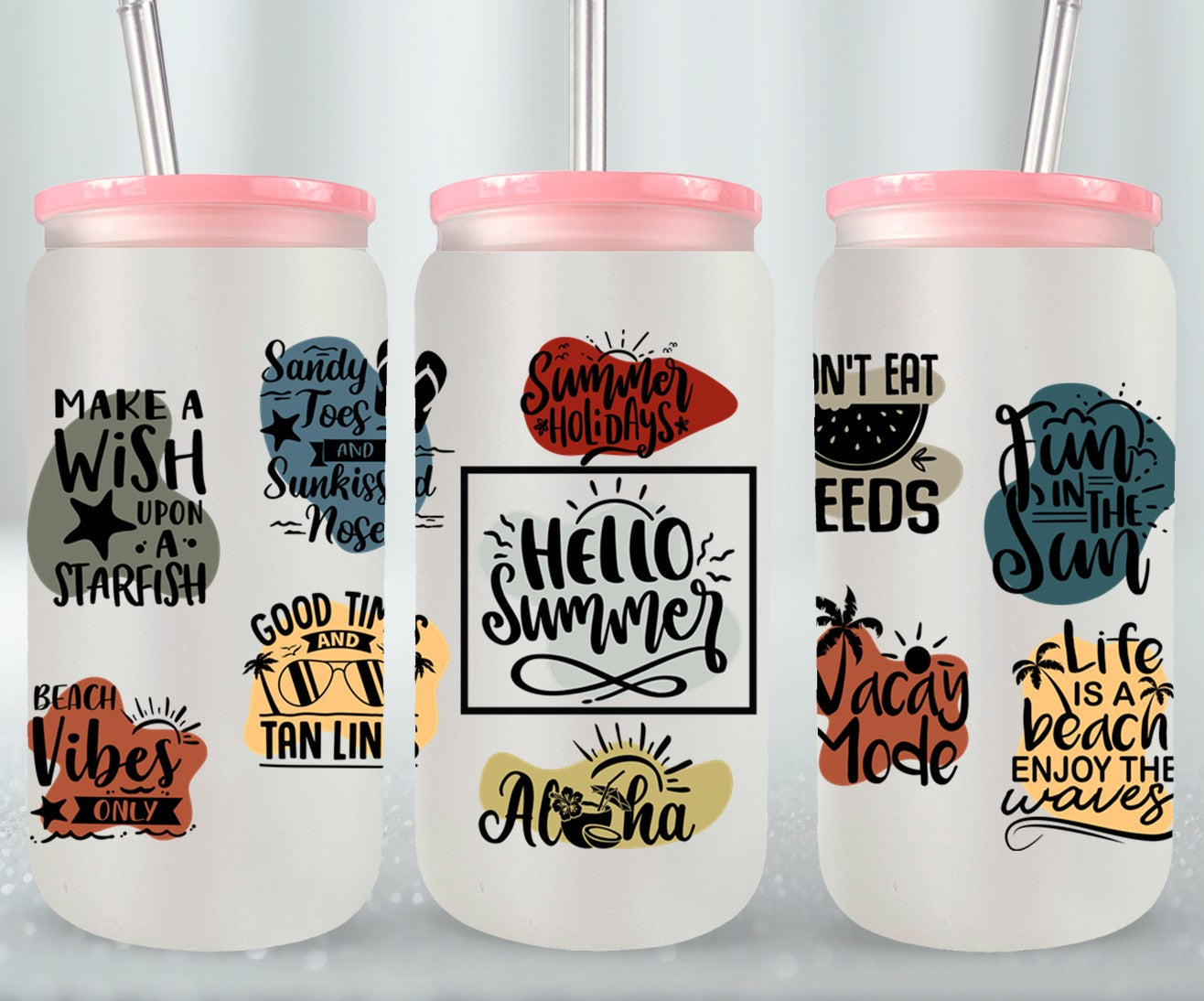 Summer Qoutes-10688 - glass can