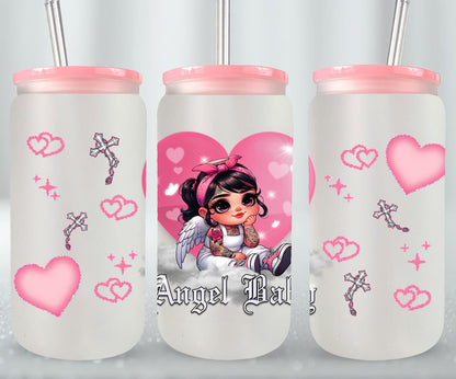 Angel Baby-10123 - glass can
