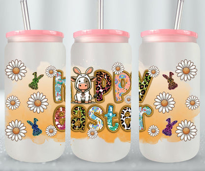 Cow Easter Day-10313 - glass can