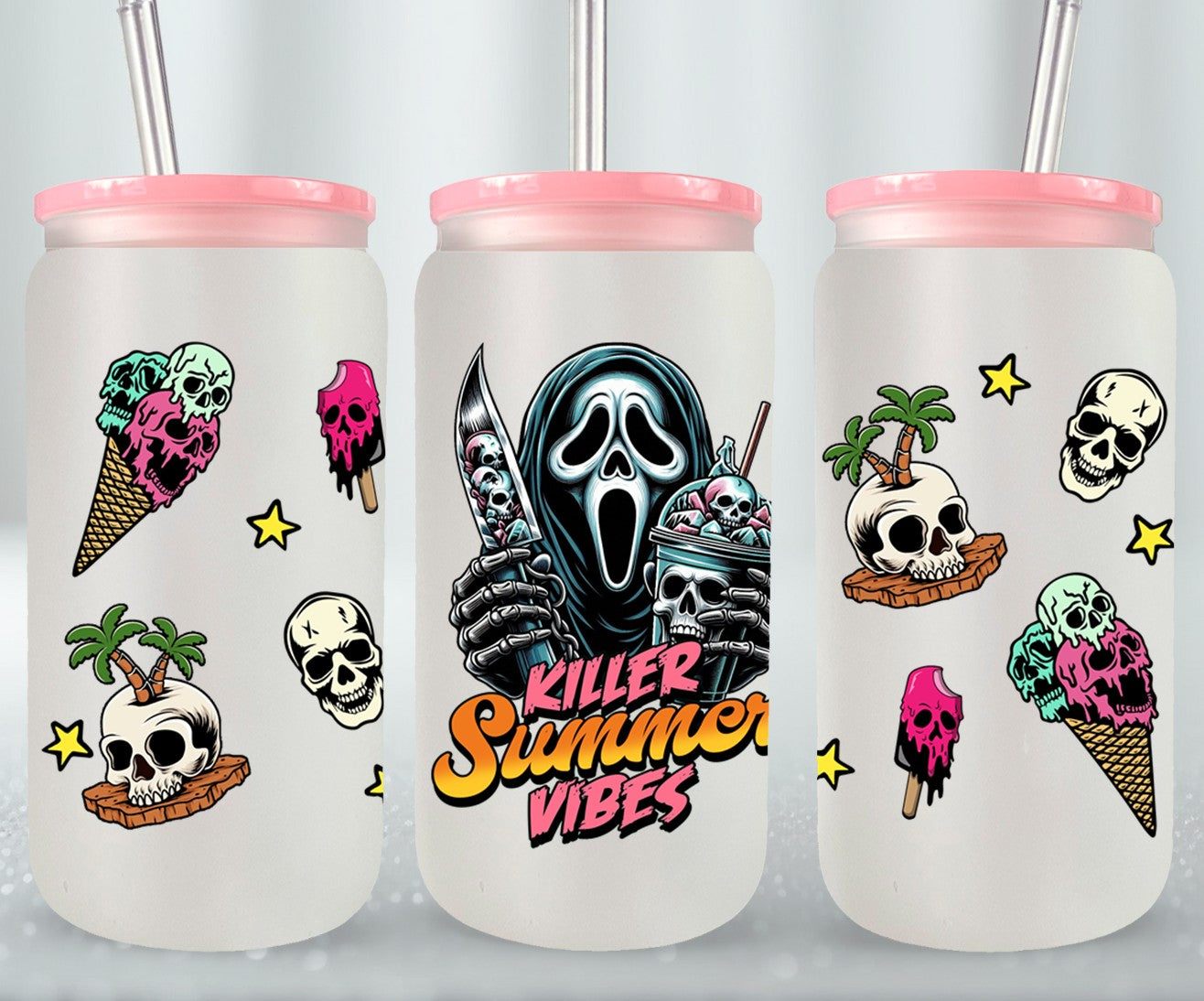 Killer Summer Vibes-10704 - glass can