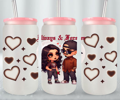 Always and Forever-10112 - glass can