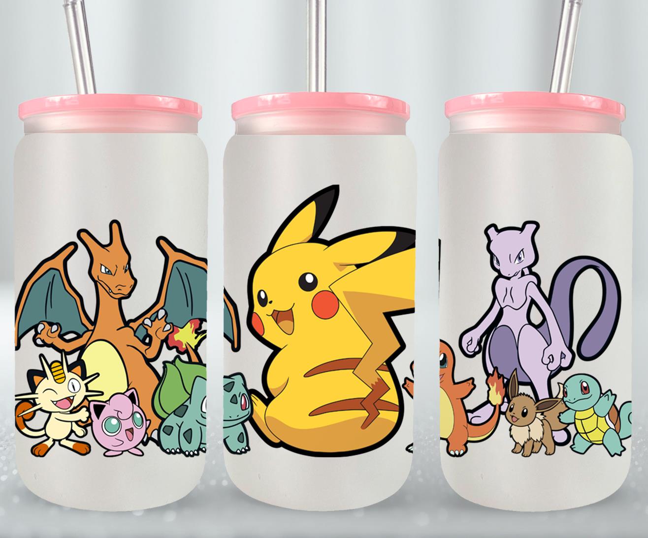Pokemon - glass can
