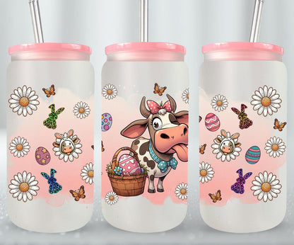 Cow Easter Day-10311 - glass can