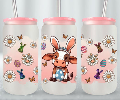 Cow Easter Day-10296 - glass can