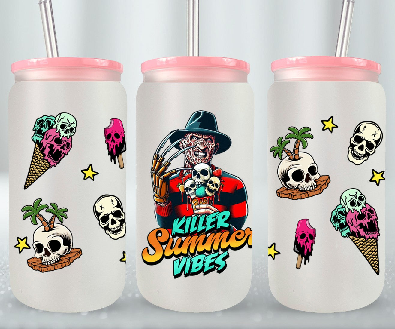 Killer Summer Vibes-10702 - glass can