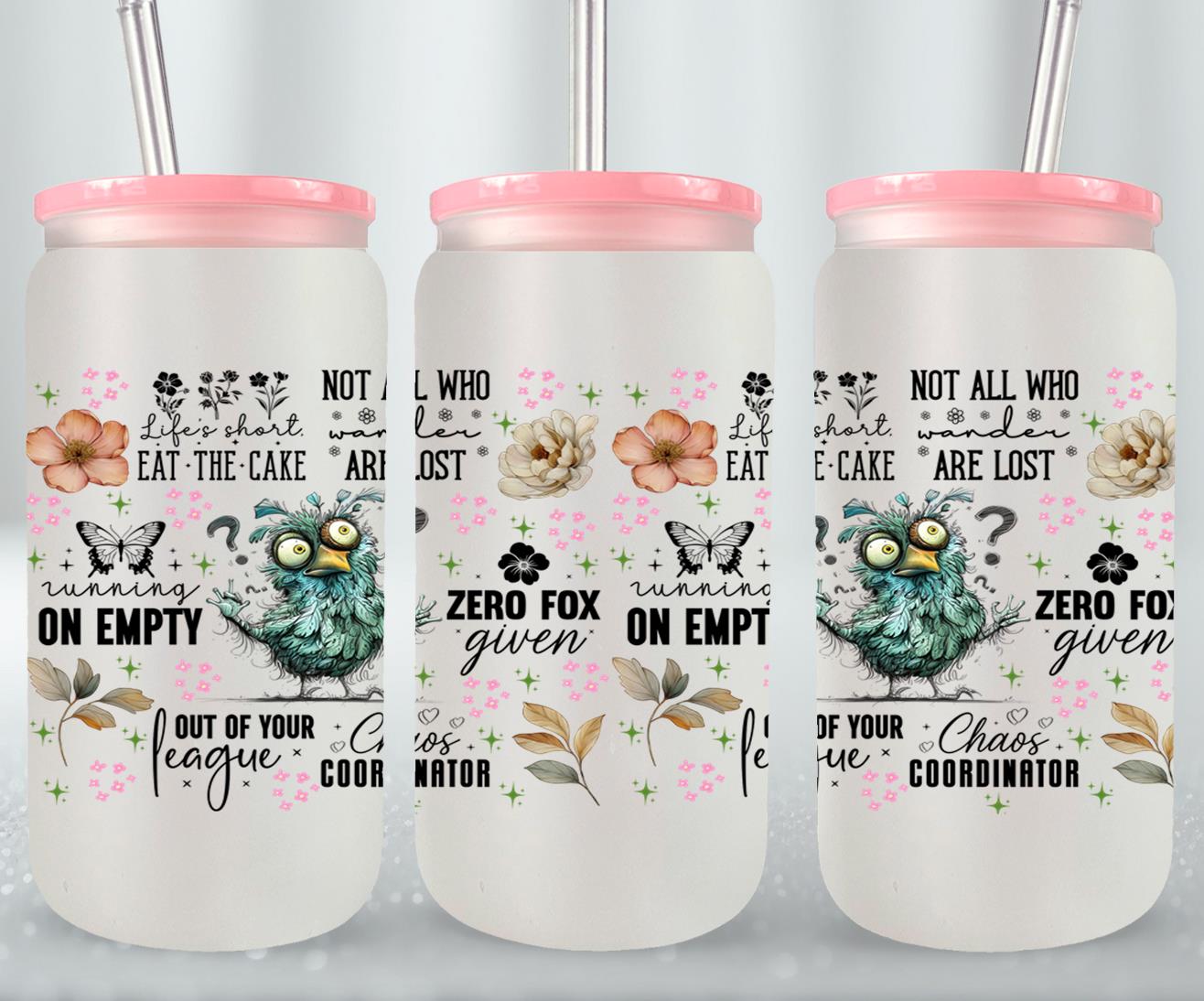 Life is Short-9902 - glass can