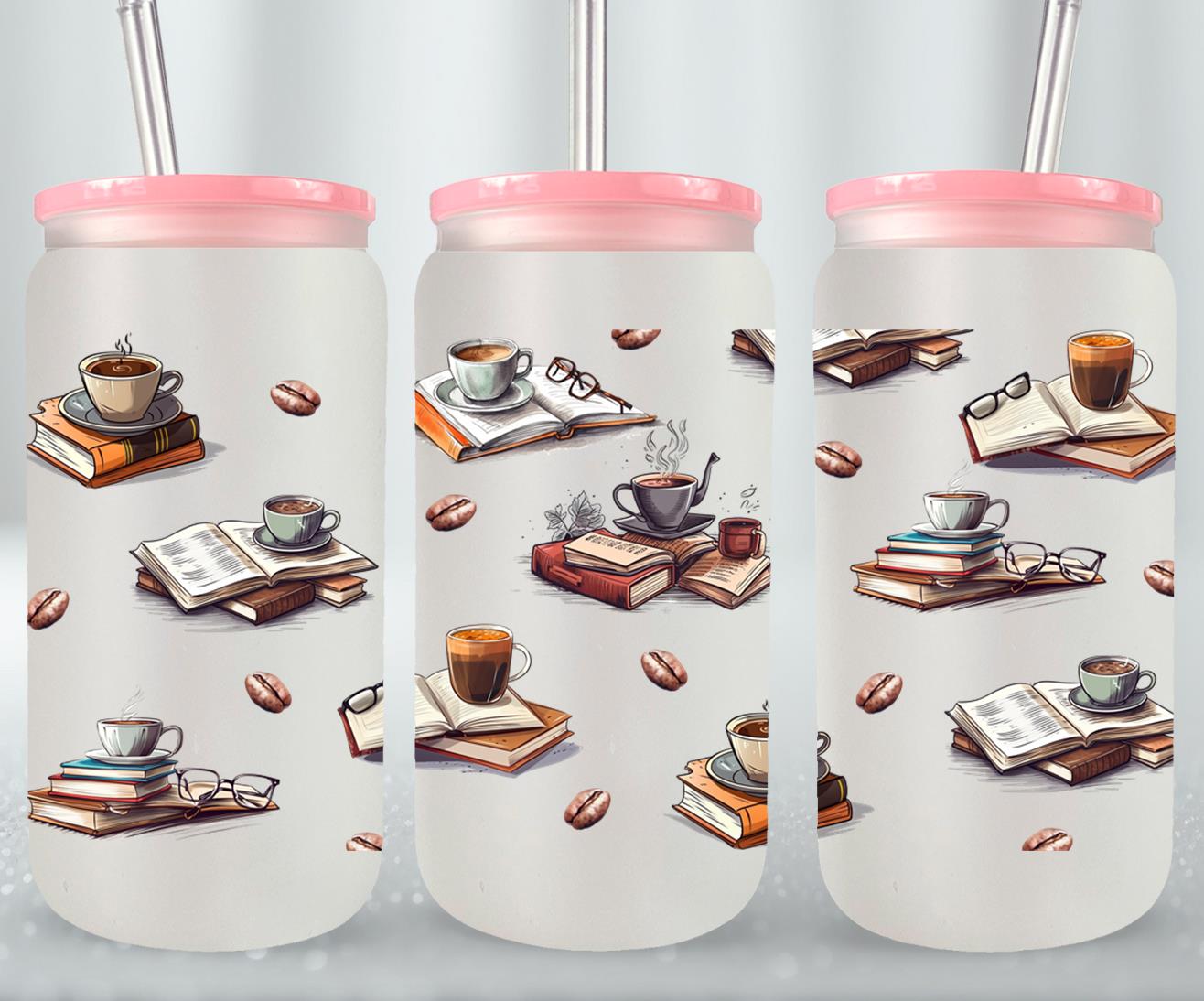 Books and Coffee1-9970 - glass can