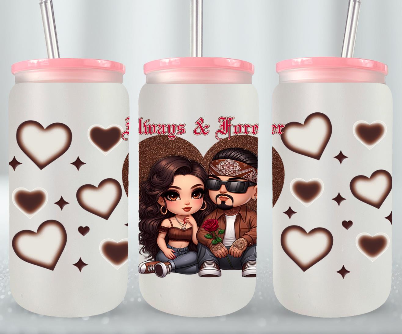 Always and Forever-10110 - glass can