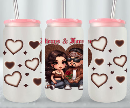 Always and Forever-10110 - glass can