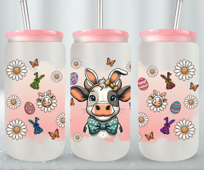 Cow Easter Day-10300 - glass can