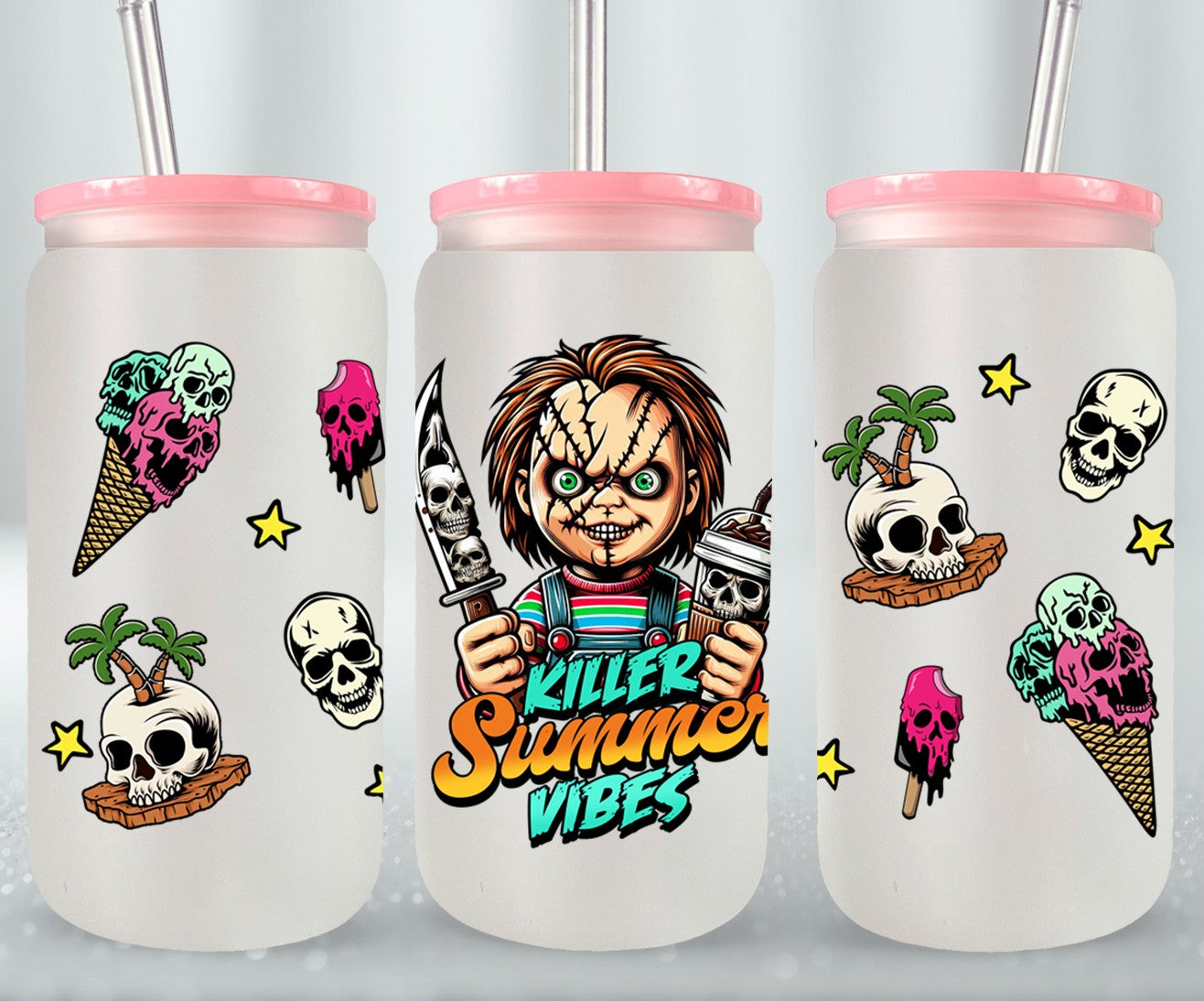 Killer Summer Vibes-10697 - glass can