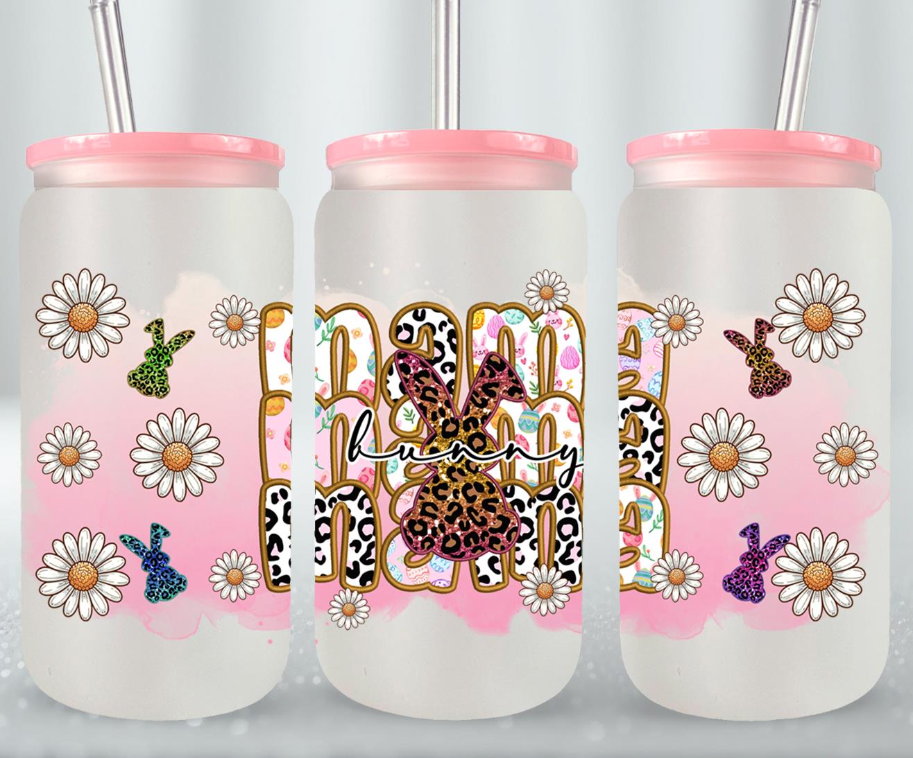 Mama Bunny-10431 - glass can