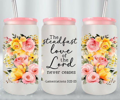Love OF The Lord-10214 - glass can