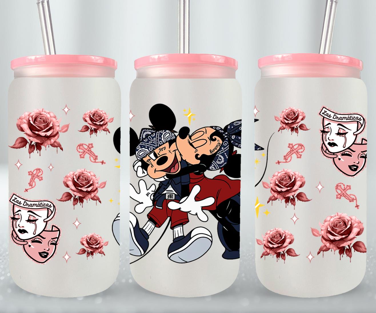 Cholos Cartoon-10152 - glass can