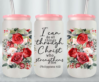I Can Do All Things Through Christ-10207 - glass can
