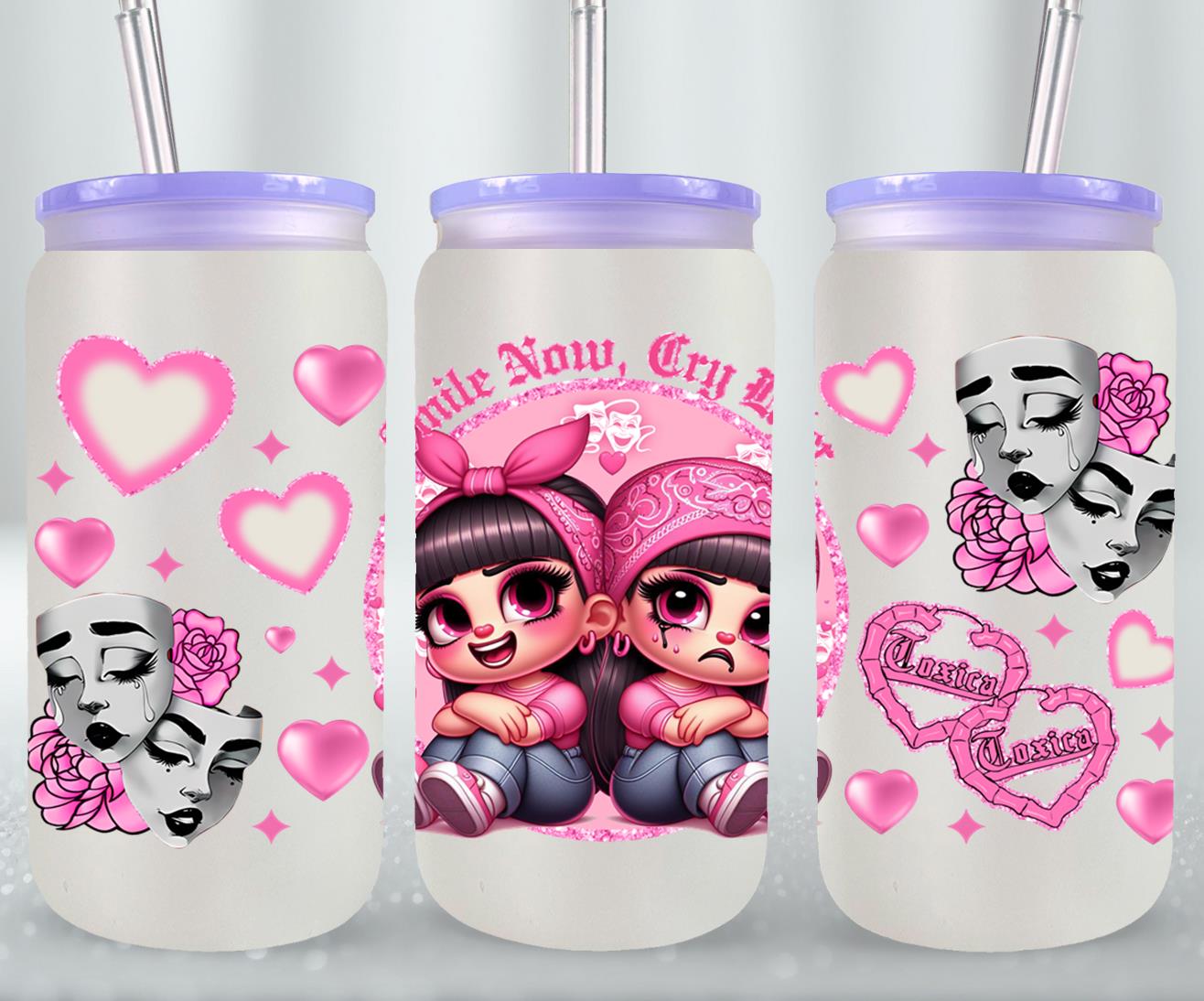 Smile Now Cry Later-10176 - glass can
