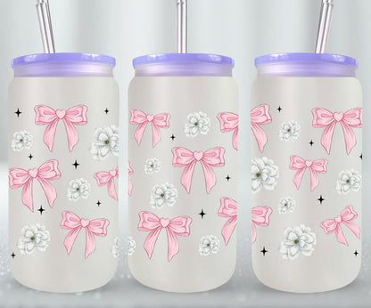 Flower Coquette-10252 - glass can