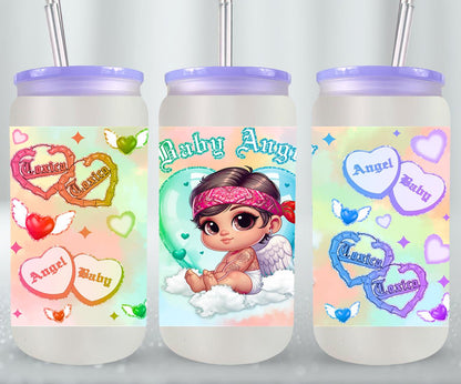 Angel Baby-10117 - glass can