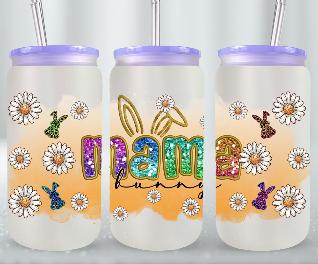 Mama Bunny-10432 - glass can