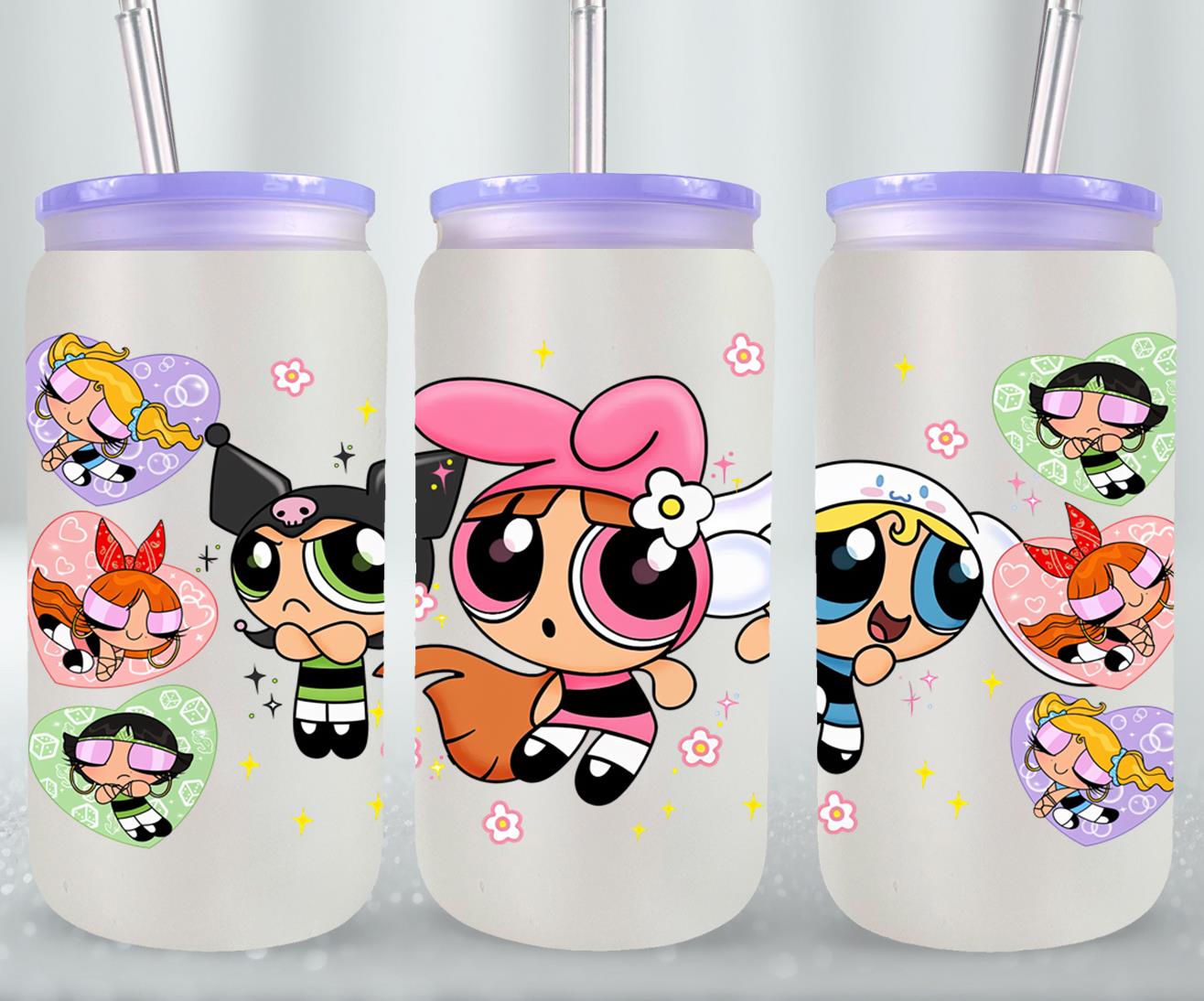 Cholos Cartoon-10154 - glass can