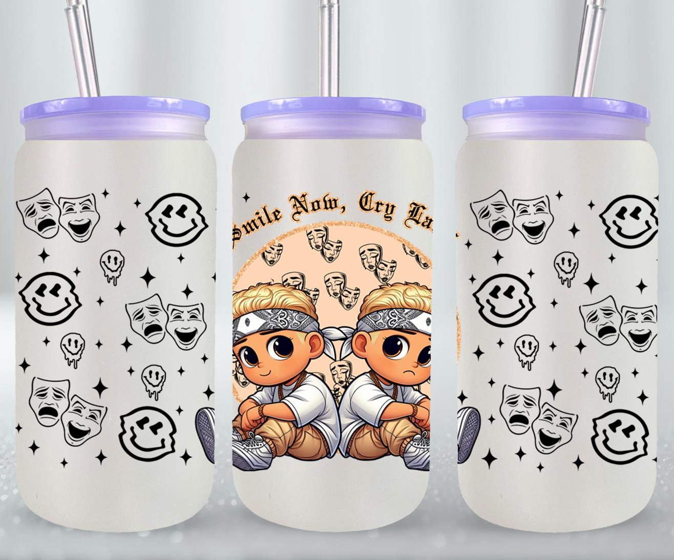 Smile Now Cry Later-10169 - glass can