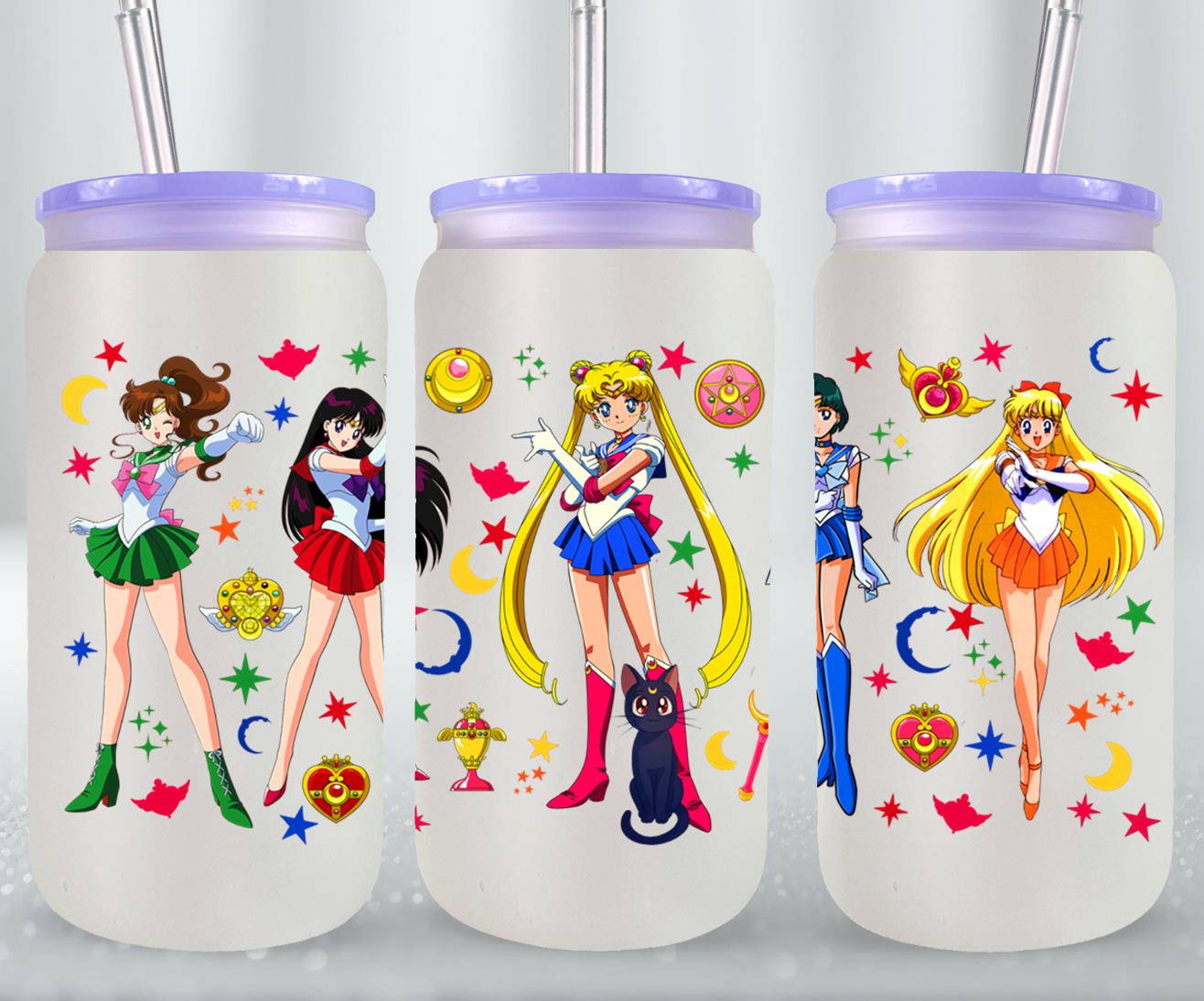 Moon Girls-9945 - glass can