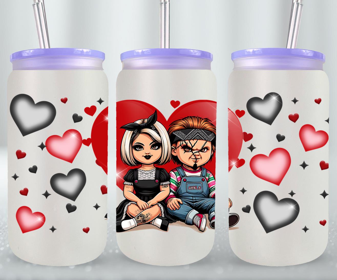 Horror Love-10138 - glass can