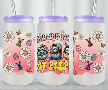 Easter Horror Killer-10335 - glass can